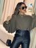 BLUSA AMANDA TRICOT MARROM