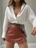 SHORT SAIA ISABEL CINTO TELHA