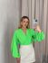 BODY REGINA MANGA LONGA VERDE NEON 