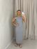 VESTIDO EUNICE CAVADO CINZA