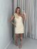 VESTIDO LANA CURTO NULA MANGA NUDE