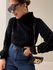 BLUSA LÚCIA PELINHOS PRETA