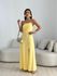 VESTIDO ELISA FENDA AMARELO