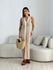 VESTIDO LAURA CANELADO NUDE