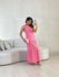 VESTIDO LARY NULA MANGA ROSA
