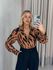 CAMISA BETANIA ANIMAL PRINT CARAMELO