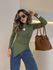 BLUSA DIANA CF ASSIMÉTRICA VERDE
