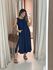 VESTIDO PERLA MIDI MARINHO