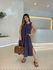 VESTIDO PERLA MIDI ROXO