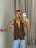 BLUSA GIOVANA ONÇA CARAMELO