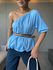 BLUSA VANESSA BALONÊ AZUL