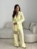 CONJUNTO SOLANGE BLAZER AMARELO CLARO