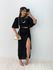 VESTIDO ANABELLE AMARRAÇÃO LATERAL PRETO