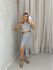 VESTIDO ROSANA NULA MANGA CINZA
