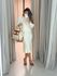 CONJUNTO ELISA SAIA TRICOT MARFIM