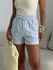 SHORT JOANA LISTRADO AZUL