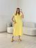 VESTIDO AUGUSTA MUSCLE YELLOW BUTTER