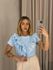 BLUSA HELOISA BABADOS AZUL