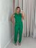 CONJUNTO LINA CALÇA COLETE VERDE