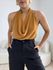 BLUSA GIULIA CF DECOTE CARAMELO