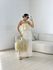 VESTIDO RAYANA LISTRADO NUDE