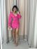 CHEMISE ALINE DRAPEADA PINK