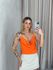 BLUSA PRISCILA ALÇA Laranja