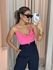 BLUSA PRISCILA ALÇA Rosa