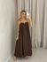 VESTIDO LUDMILA ALÇA MARROM
