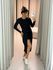 VESTIDO CLAUDIANE NÓ PRETO