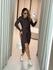 VESTIDO CLAUDIANE NÓ MARROM