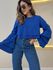 BLUSA JANAINA MANGA BABADO AZUL BIC