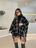 KIMONO MARCELA XADREZ PRETO/AREIA