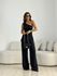 CONJUNTO MARI BLUSA ASSIMÉTRICA PRETO
