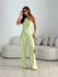 CONJUNTO MARI BLUSA ASSIMÉTRICA VERDE