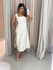 VESTIDO CAROLINE MIDI Areia