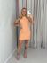 VESTIDO LILIANA CURTO Laranja