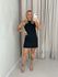 VESTIDO LILIANA CURTO preto
