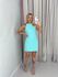 VESTIDO LILIANA CURTO VERDE AGUA