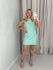 VESTIDO LILIANA CURTO verde