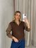 CAMISA JUDITE CARDIGAN MARROM