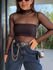 BLUSA BRIGIDA TULE PRETA