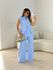 CONJUNTO KENIA CALÇA PANTALONA AZUL