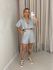 CONJUNTO MELODY SHORT CINZA
