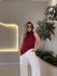 BLUSA ANA TEREZA GOLA VINHO
