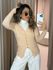 CARDIGAN TABATA BOTÕES AREIA