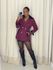 CASACO CECILIA PIED DE POULE PINK