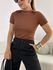 BLUSA KIARA GOLA MARROM