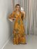 VESTIDO ANA MANGA Caramelo