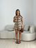 CONJUNTO ANA CECILIA TRICOT MARROM